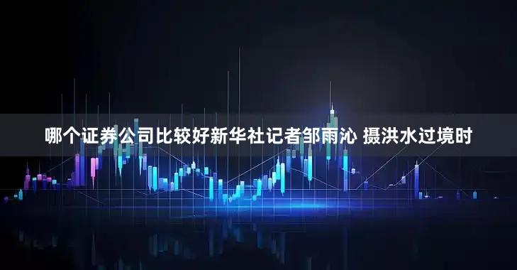 哪个证券公司比较好新华社记者邹雨沁 摄洪水过境时